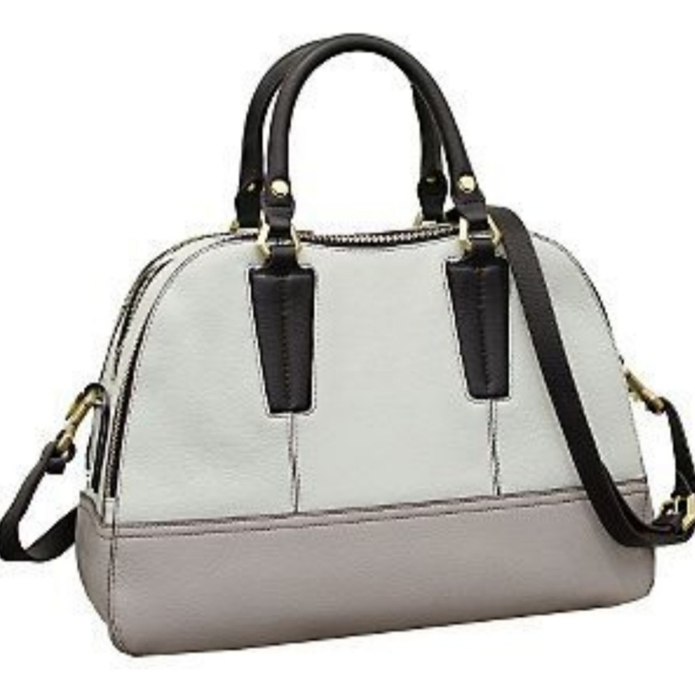 Oryany triple zipper satchel handbag